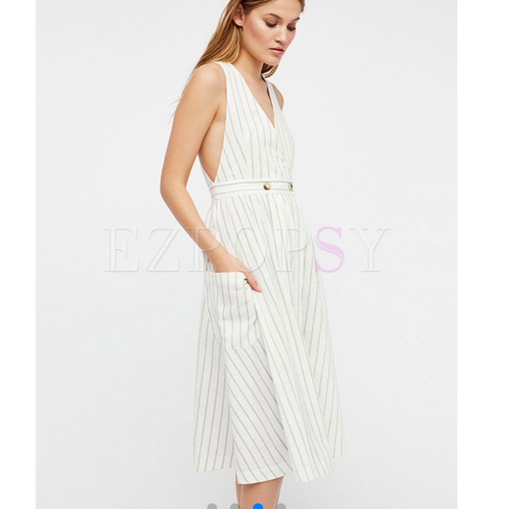 Free People Diana wrap midi dress